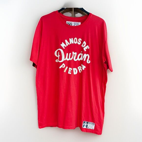 Roots of Fight Other - Roots of Fight Shirt Roberto Duran Manos De Piedra Panama Boxing Men's Size XXXL